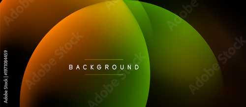 Abstract gradient background. Orange, yellow, green hues blend smoothly. Minimalist design with text overlay. Simple, modern aesthetic.