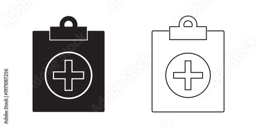 Plus Icon Set for Add Actions Collection of minimal  in solid and outline styles, representing add, create, favorite, and user actions in UI design.EPS10/AI.