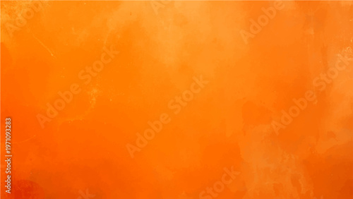 Vector Orange abstract background and art concept with bright illumination of pigment and texture