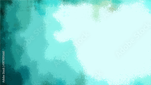 Vector Abstract azure sea shades blended with a ethereal luminescence, calm aqua hues blend with abstract strokes, and serene shades of cyan evoke tranquility. A tranquil ambience with cyan hues. 