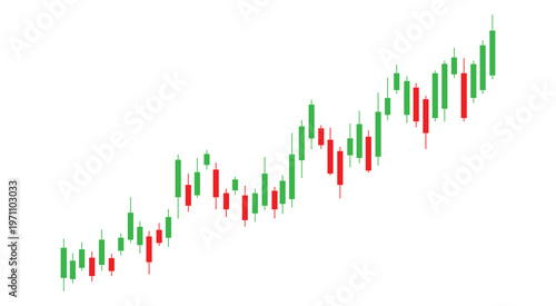 Candle stick graph chart of stock market investment trading, Bullish point, Crypto stock and forex business investment trading analysis. vector design element for cryptocurrency 