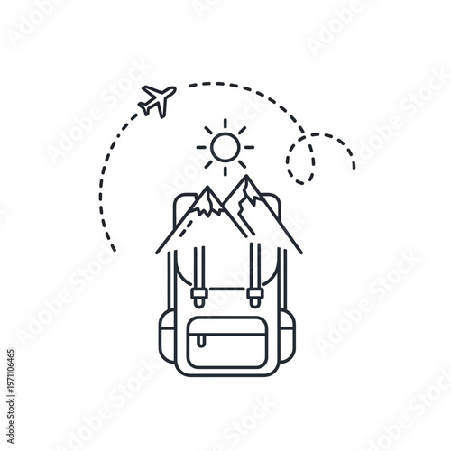 Travel Backpack For Adventure Trips.