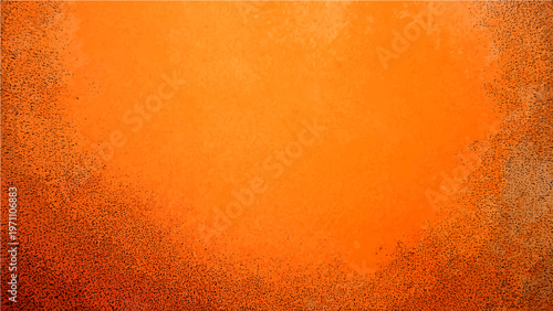 Vector Radiant orange paint spreads canvas and create artistic expression and visual impact and evoke feeling and warm colors and texture and artistry and bright shades and abstract composition 