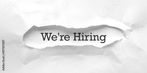 we are hiring sign