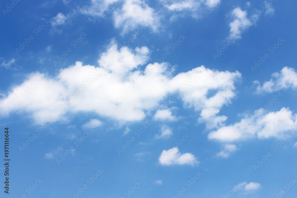 Obraz premium blue sky with clouds