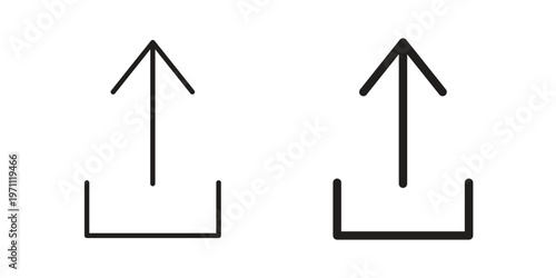 Export icon set, collection of icon in editable strokes and flat versions