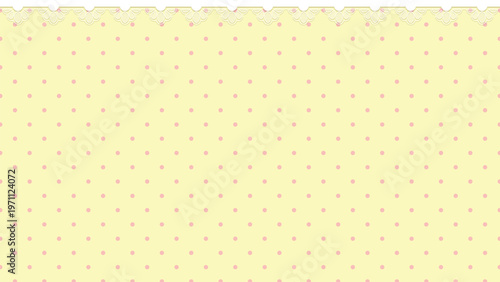 Delicate lace polka dot pattern desktop wallpaper vector