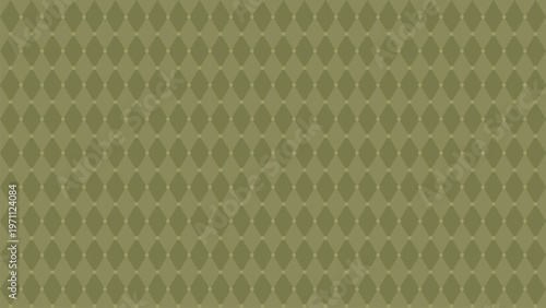 Geometric olive diamond pattern desktop wallpaper vector