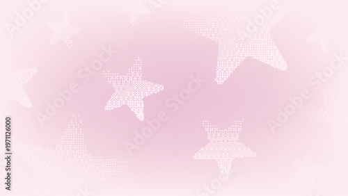 Pink starry dreamy desktop wallpaper vector