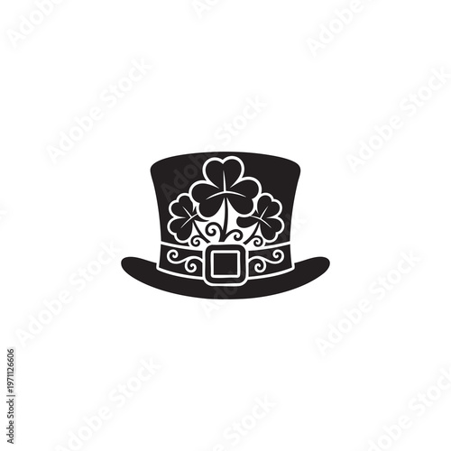 Leprechaun hat with shamrock