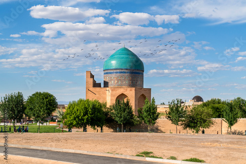 Photos Turkistan, Kazakhstan - June 2, 2025: Scenic exterior view of the Rabia Sultan B