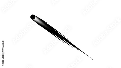 Black Pencil Writing Instrument Office Supply.