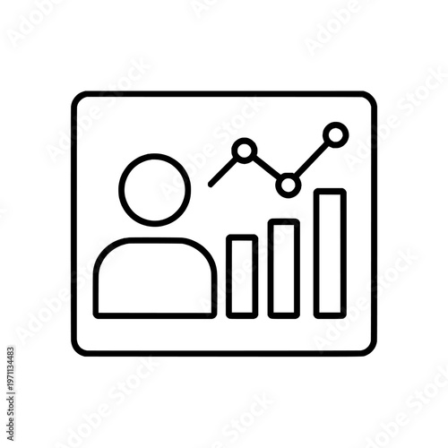 Empty space on transparent background silhouette