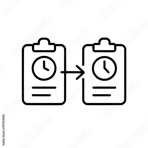 Empty space on transparent background silhouette