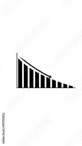 Abstract spinning clock icon animation on black background.