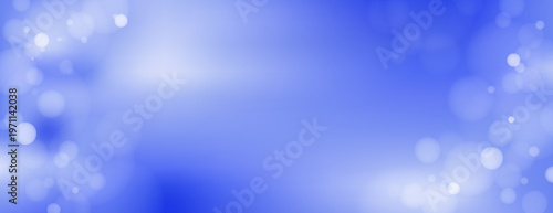 Abstract blue bokeh light background vector