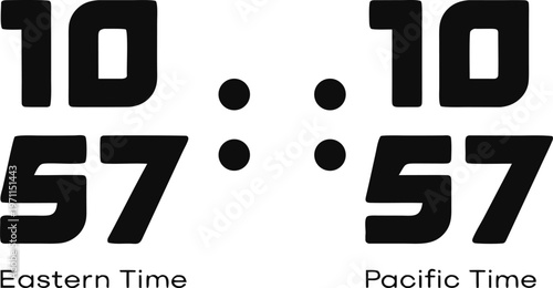 Sleek digital alarm clock with glowing numeric display showing time and modern design. Perfect concept for gadgets, electronics, technology and home accessories.