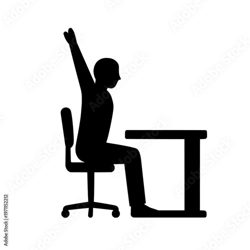 Empty space on transparent background silhouette