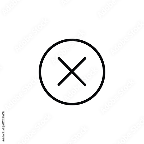 Payment Failed Icon – Error Transaction UI Line Icon