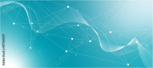 abstract background with stars Digital technology and big data analysis background abstract blue background with lines