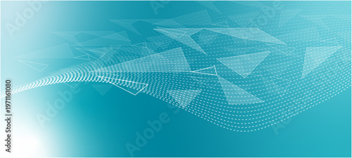 Network connection. Abstract mesh, molecular plexus line and cyberspace. Geometric line, dot on white background. Abstract Christmas background abstract blue background with triangles