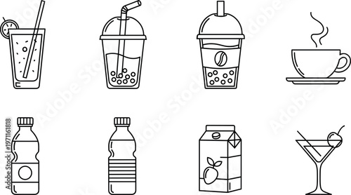 Minimal teacup flower pot illustration with lavender, chamomile, and green leaves in delicate hand drawn botanical style