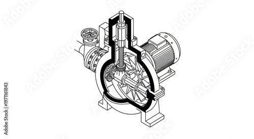 black and white aerial city map illustration with grid pattern