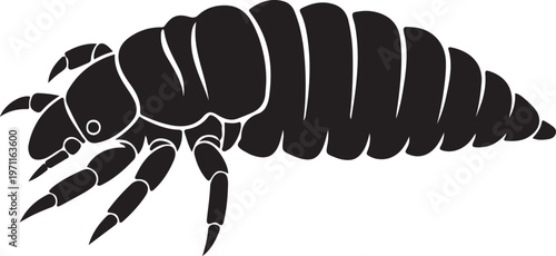 Silhouette of flying birds in formation against white background