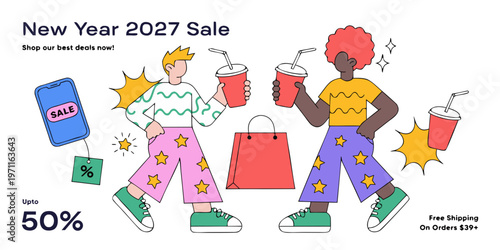 New Year 2027 Sale – Shop the Best Deals on Fashion, Accessories, Tech & More | 50% Off + Free Shipping Over $99