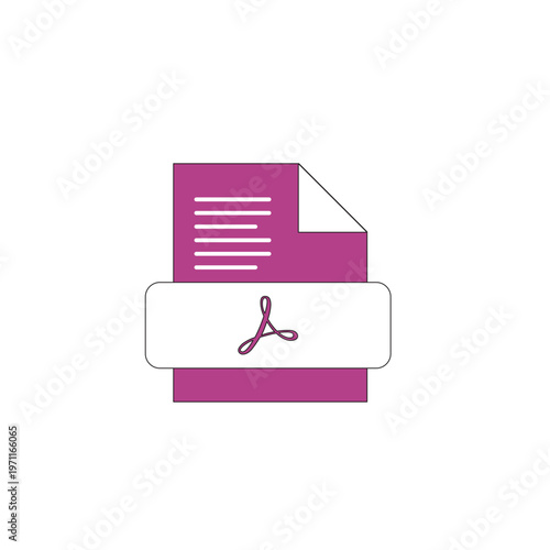 PDF Creative Document File Icons Collection For Designers Use