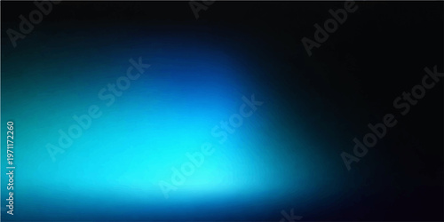 An abstract ethereal blue light emanating from the lower left, blending harmoniously into the darkness. A serene blend of light and shadow, evoking a sense of calm and mystery.