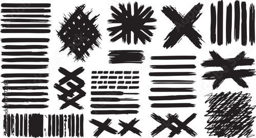 Abstract paper airplanes flying in formation on white background