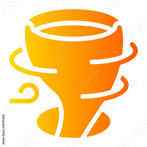 typhoon gradient icon