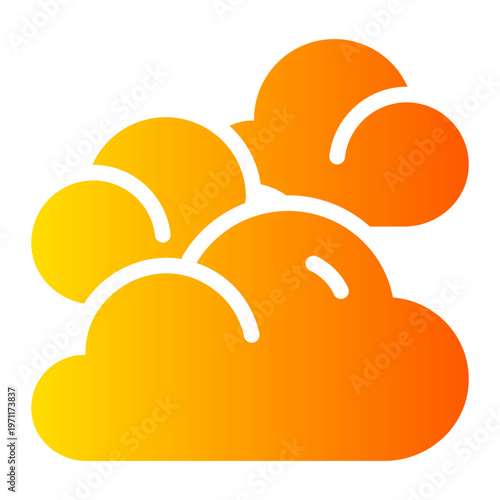 Weather Cloud gradient icon