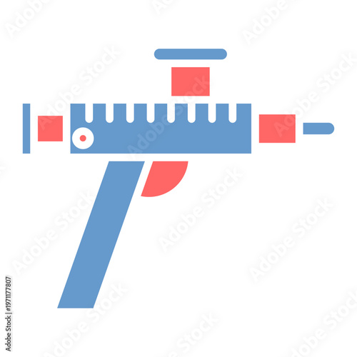 Foam Gun Vector Icon