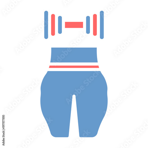 Brazilian Booty Workout Vector Icon