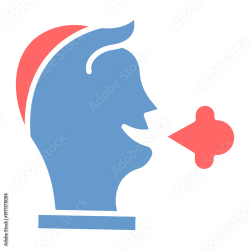 Shortness of Breath Vector Icon