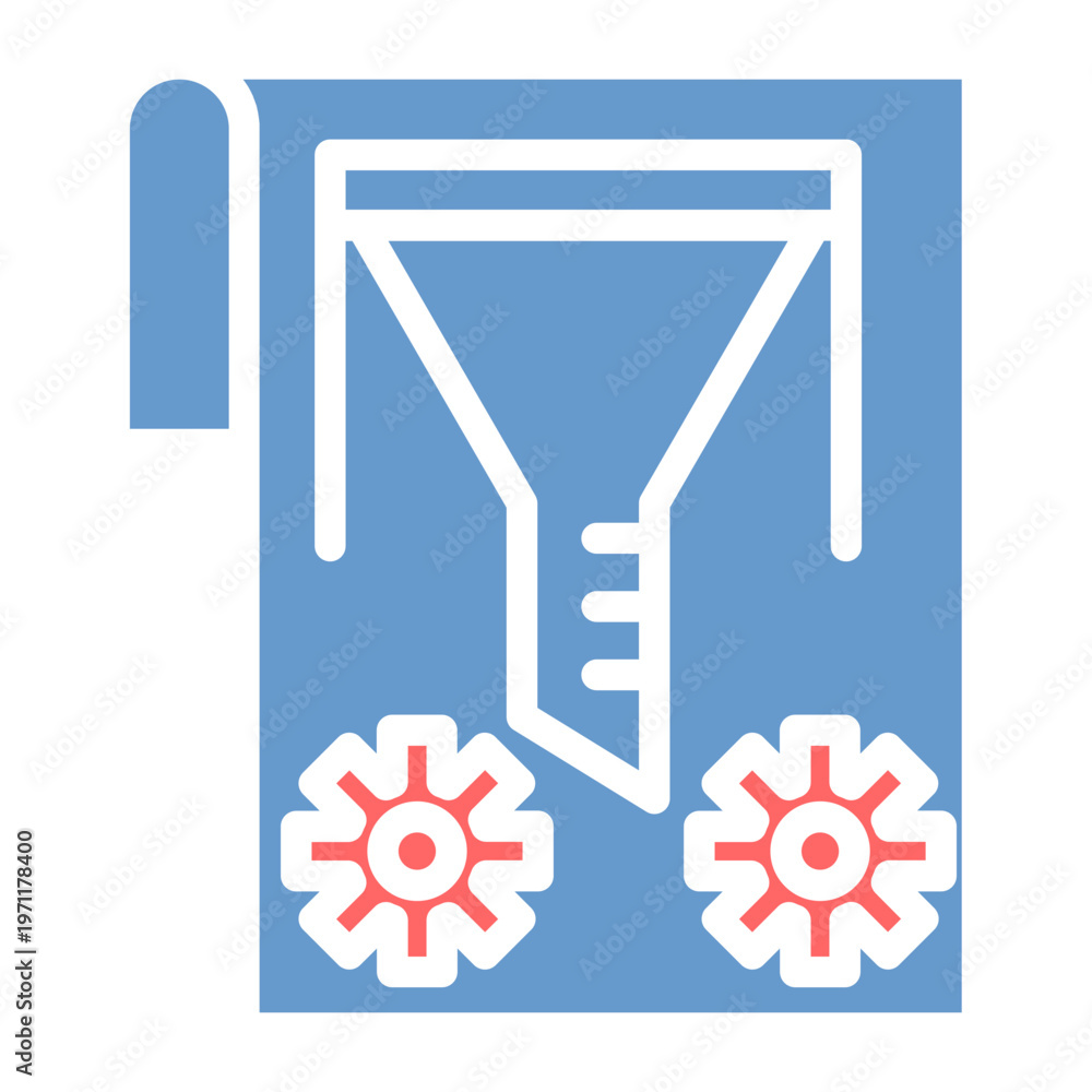 Fototapeta premium Refinement Vector Icon