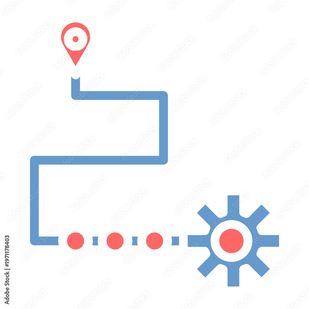 Obraz premium Roadmap Vector Icon
