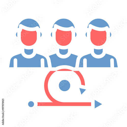 Scrum Team Vector Icon