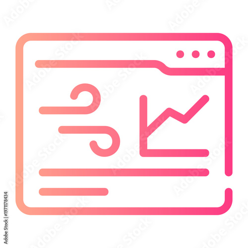 graph gradient icon