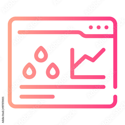 graph gradient icon
