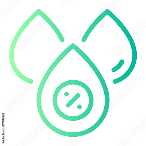 humidity gradient icon