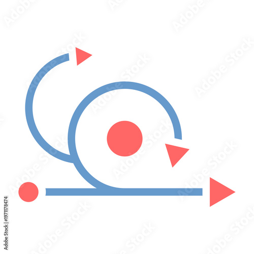 Sprint Cycle Vector Icon