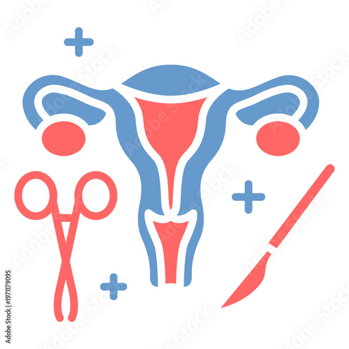 Gynecologic Surgery Vector Icon