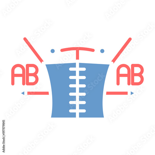 AB AB Routine Vector Icon