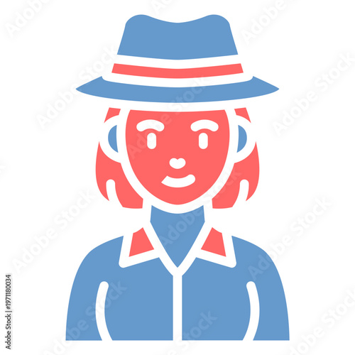 Archaeologist Female Vector Icon