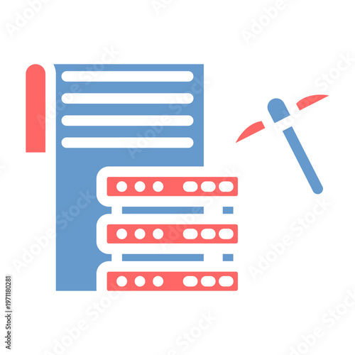 Data Mining Vector Icon