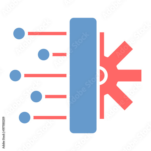 Deep Learning Vector Icon