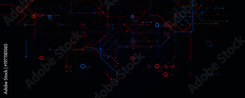 Hacker Attack Cyber Security Digital Data Breach Computer Fraud Red Code Cyberattack Screen Alert. Malware Internet Crime Cybersecurity Software Technology System Network Protection. Vector Concept